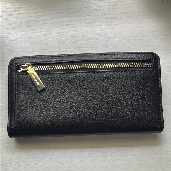 Kate Spade Black Pebbled Leather Wallet - Picture 3 of 10